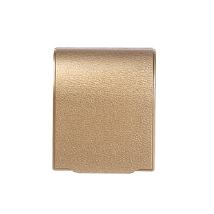 86型香槟金拉丝防溅盒布纹开关插座防水罩盖子浴室卫生间金色加厚