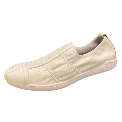 百搭软牛皮休闲风透气懒人鞋