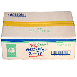 韩国进口松鹤年糕条长手指年糕块 韩式小包装油炸即食商用整箱