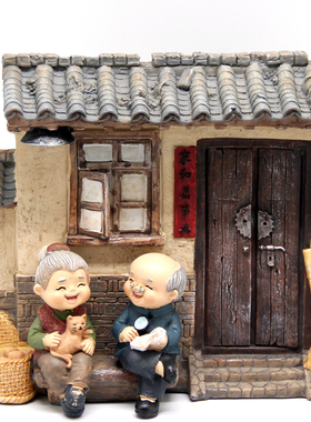 礼品客厅置物架桌面树脂怀旧经典