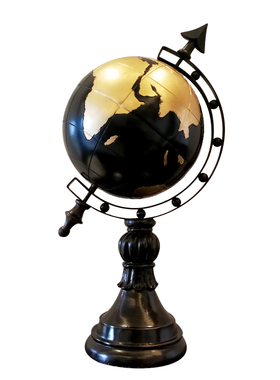 欧式风地球仪书房办公室软装饰品