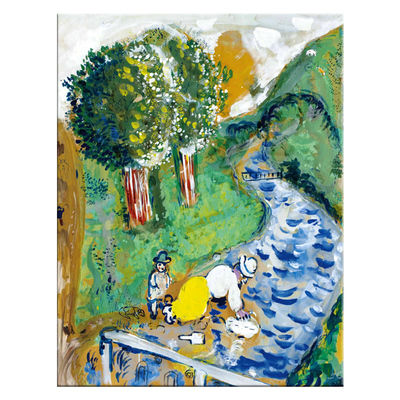 夏加尔艺术法式风浪漫梦幻装饰画