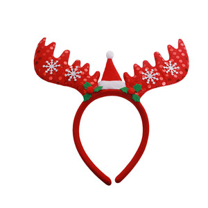圣诞节头饰圣诞头扣圣诞头箍成人儿童圣诞节礼物小礼品发箍装饰品