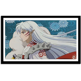 杀生丸十字绣2022新款卧室客厅动漫卡通手工刺绣小件自己绣棉线绣