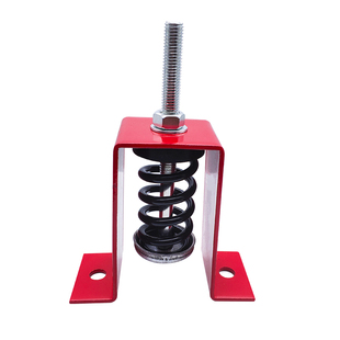 HV型阻尼丝杆弹簧吊式吊装减震器 工业离心 箱式减振 开口式U型