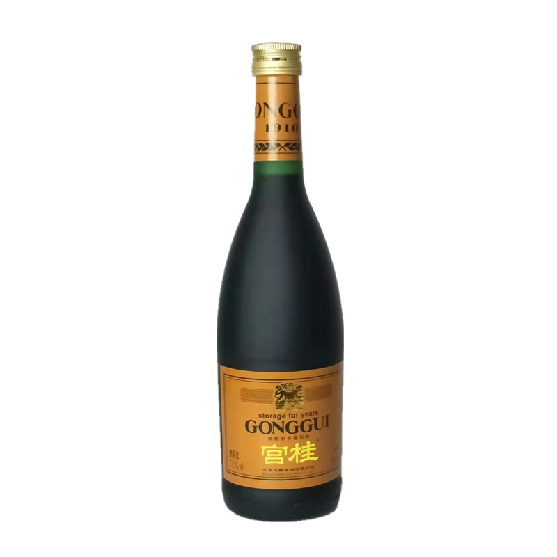 龙徽葡萄酒宫桂酒桂花酒女士甜酒红酒果酒13.5度600ml*6瓶装包邮