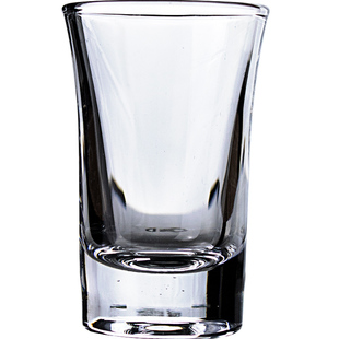 玻璃酒杯小高脚杯白酒杯烈酒杯一两酒盅一口杯家用酒具套装 6支装