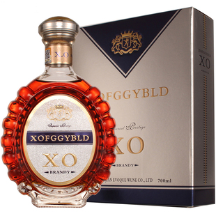 700mL宴会请客礼盒装洋酒 法国原液进口XO白兰地【赠 送礼袋】