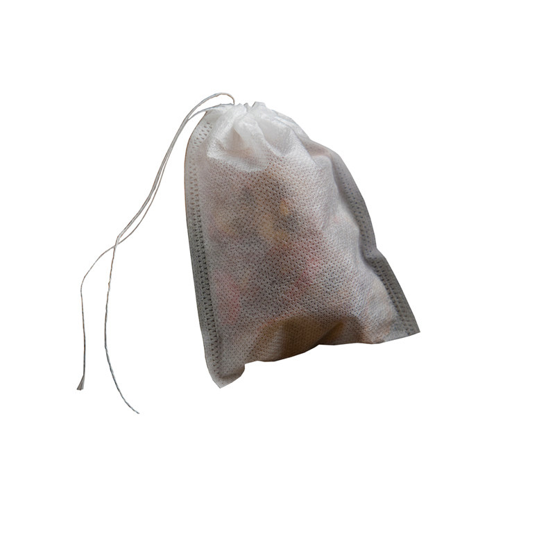 100片8*10cm抽线茶包袋一次性泡茶袋 过滤网袋中药袋汤料包食品级