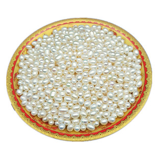 供佛修曼扎天然淡水珍珠散装称斤无孔真珍珠装藏曼扎盘大小七宝石