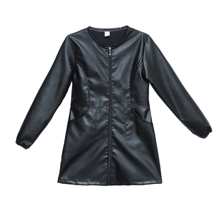 成人罩衣男子防水防尘厨房围裙秋冬季长袖大人男士围裙劳保工作服