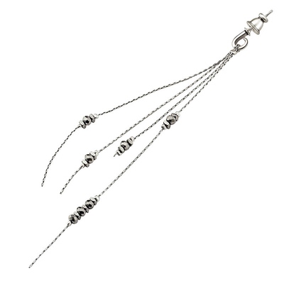 耳针satellite镀金金属流苏坠