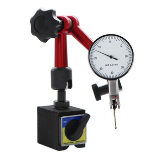禾木磁力表座万向强磁性百分表支架一套杠杆千分表校表液压开关式