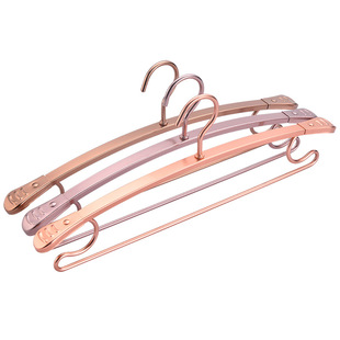 太空铝衣架 全铝肩头 铝合金衣架 家用晾衣架防滑挂衣架阳台电动