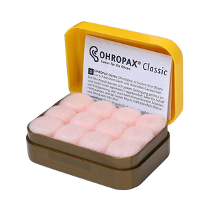 德国ohropax蜡丸隔音耳塞睡觉防噪音睡眠专业降噪学习 蜡质不涨耳