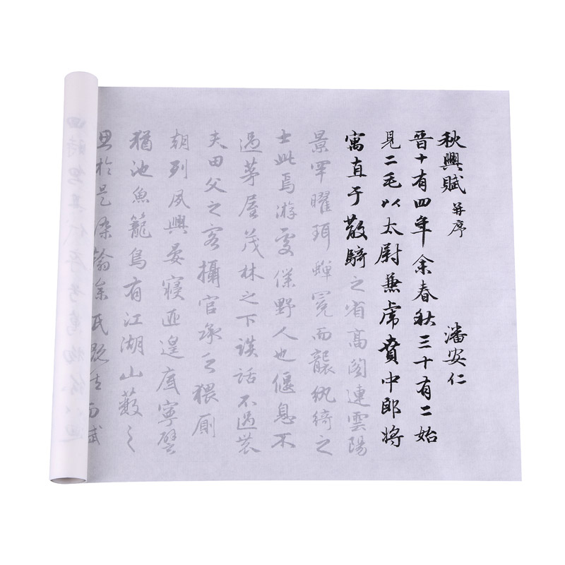 赵孟頫秋兴赋描红练习临摹字帖