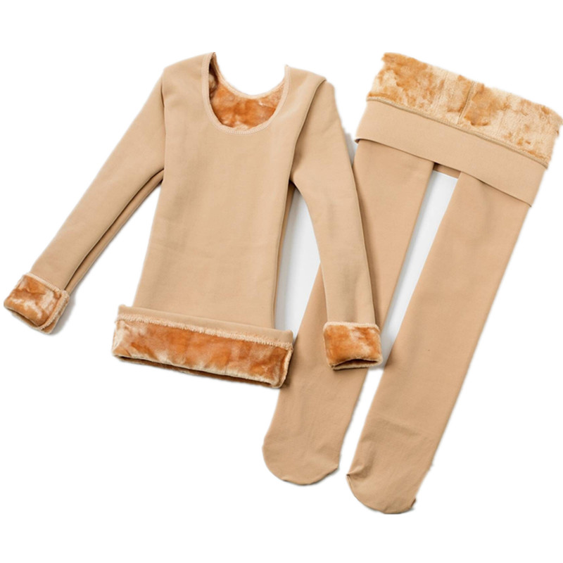 女童肤色舞蹈练功服加厚打底衣