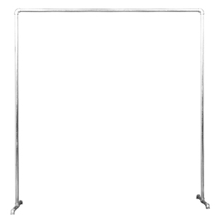 镀锌钢管架落地架晒被架挂衣服架子单双杆架水管晾衣架室外龙门架