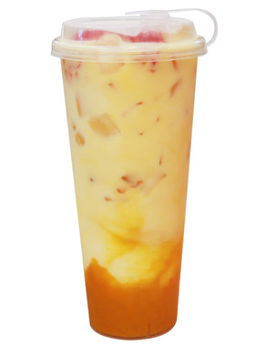 一次性外卖网红磨砂奶茶杯子