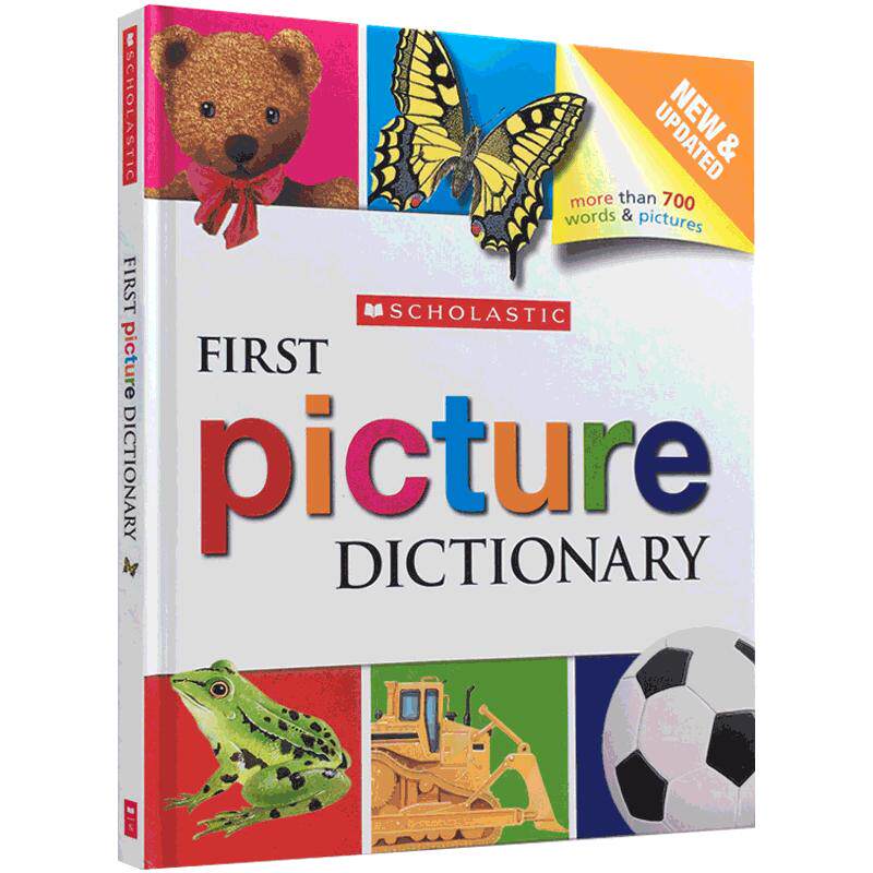 预售英文原版Scholastic First Picture Dictionary学乐幼儿图片主题字词典100-300-700 words绘本儿童英语辅导训练课外学习