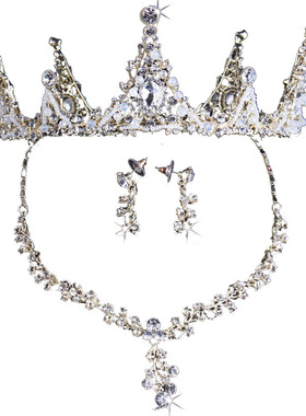 巴洛克皇冠头饰结婚王冠欧式婚纱