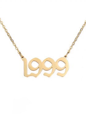 wildmood野生士多时髦年份项链