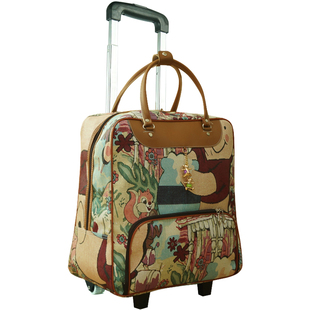 时尚拉杆旅行包女轻便防水出差登机行李包男大容量短途便携拉杆袋