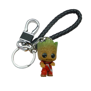 复仇者联盟树人格鲁特钥匙扣创意公仔钥匙链男女车钥匙挂件包挂饰