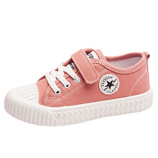 儿童帆布鞋女童鞋饼干鞋软底防滑男童鞋透气板鞋2025新款春秋童鞋