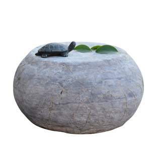 民间回收老石墩石鼓圆墩子旧石器木柱底座菖蒲盆景装饰柱墩包邮