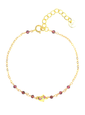 thisness秘密花园纯银镀金手链