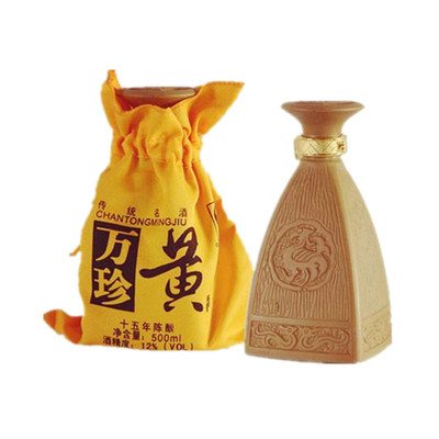 白蒲黄酒南通特产水明楼15年万珍