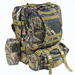 2021户外周鱼仿生迷彩伪装徒步登山渔猎背包组合多功能防水双肩包