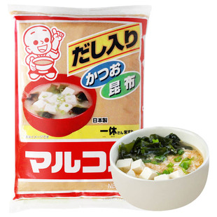 丸米一休白味增酱日本原装进口味噌汤大酱汤黄豆酱日式昆布汤料