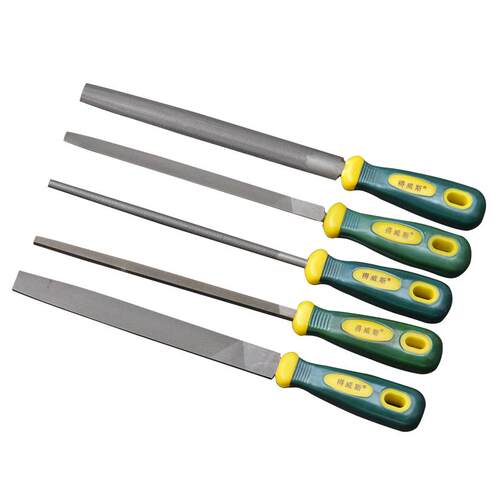 得威斯工具锉刀 钳工工具中齿钢锉刀 扁锉圆锉半圆锉方锉三角锉子