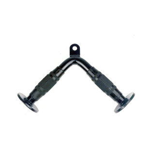 V型把手三头肌下压手柄力量训练器械拉力杆V型大飞鸟健身器材配件