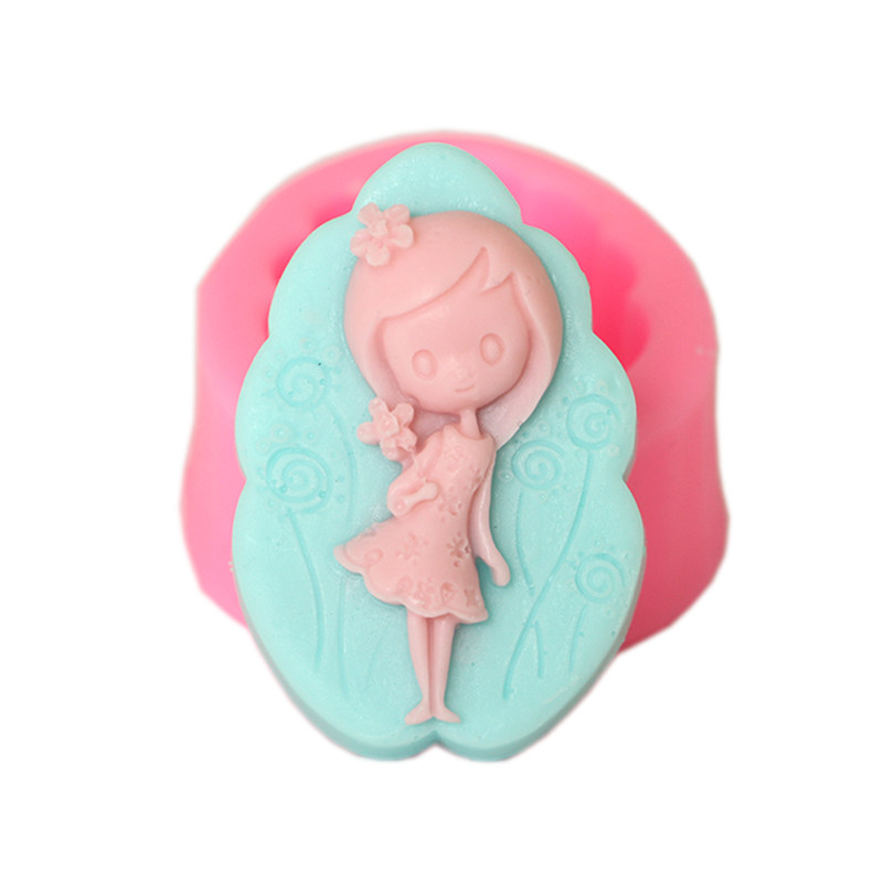 女孩手工皂模具皂基易脱模硅胶