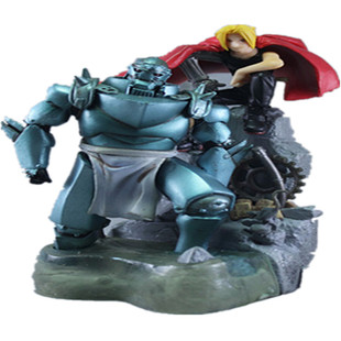 万代钢之炼金术师爱德华阿尔冯斯艾尔利克场景手办模型摆件绝版