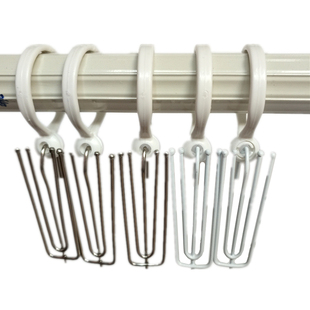 窗帘罗窗帘扣马杆环挂钩扣环轨道滑轮挂钩通用窗帘四爪挂沟窗帘挂