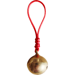 幸运简单铃铛小挂件铜质清脆包U盘挂饰男女闺蜜礼物转运新年吊饰