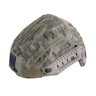 FMA  AF战术头盔布af专用盔罩 斯巴达盔罩保护套魔术毛两段式设计