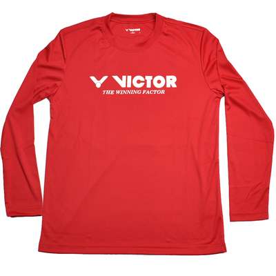 VICTOR/胜利 透气防风 男款 长袖羽毛球服 运动服T恤T-1027