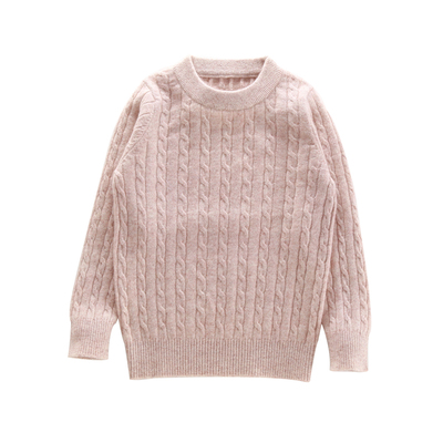 纯色宝宝套头秋冬薄款针织羊绒衫