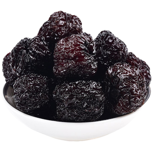 当季新黑枣一级圆紫晶枣乌枣阿胶枣山西特级大圆形黑枣500g