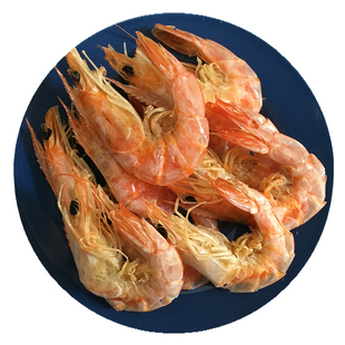 潮汕汕尾海丰特产海白刺虾无添加即食虾干对虾海味干货500g包邮