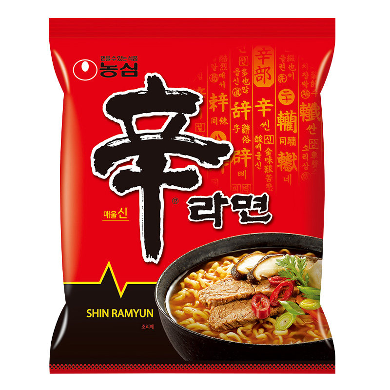 农心方便面泡面香菇牛肉组合