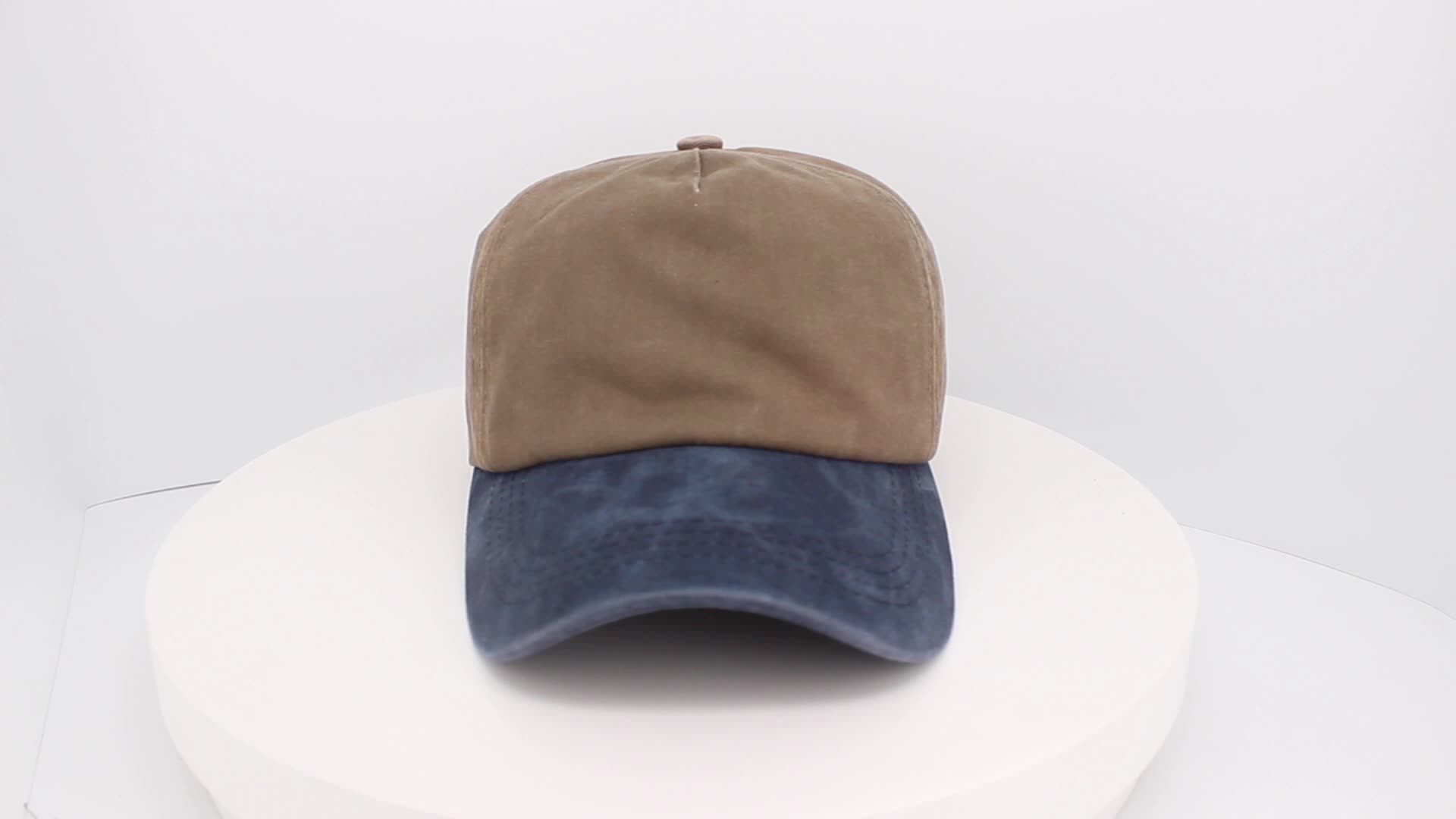 Cotton Stone Washed Baseball Cap Blank 5 Panel Vintage Cap - Buy Blank ...