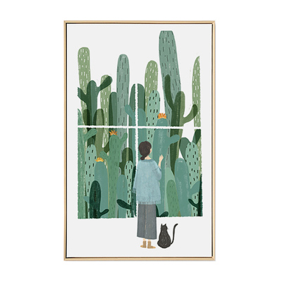 美森映象餐厅小清新风原创装饰画