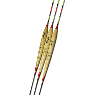 【三折】东区钓具总部浮漂台钓标芦影LY02(芦)水晶一目粗鱼漂浮标