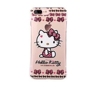 Hellokitty iPhone7手机壳苹果8plus防摔透明内镶钻日韩卡通软壳8